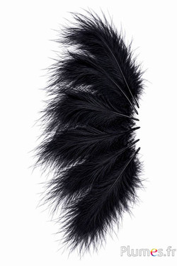 Tacchina marabù - 10-15 cm - nero